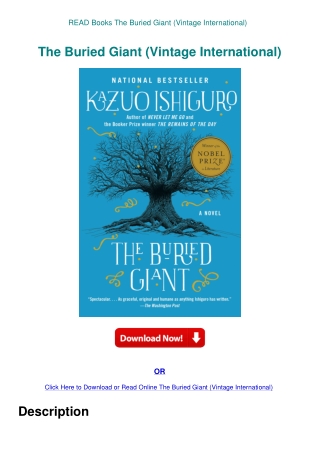 READ Books The Buried Giant (Vintage International)
