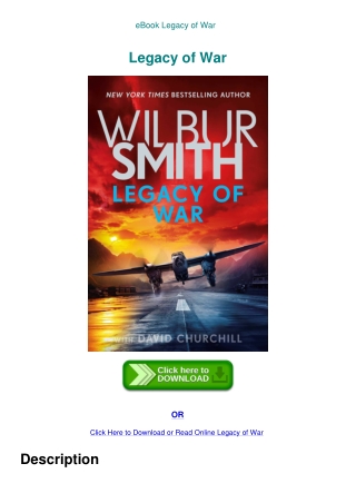 eBook Legacy of War