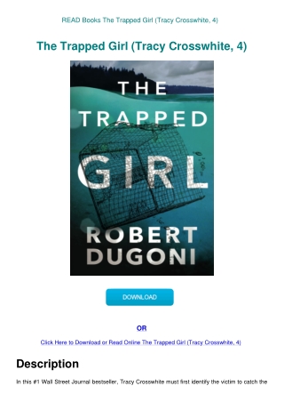 READ Books The Trapped Girl (Tracy Crosswhite  4)