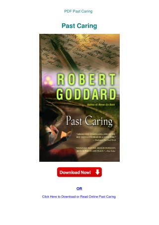 PDF Past Caring