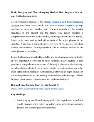 Brain Imaging and Neuroimaging Market