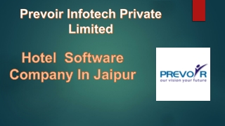 Hotel Software Company In Jaipur