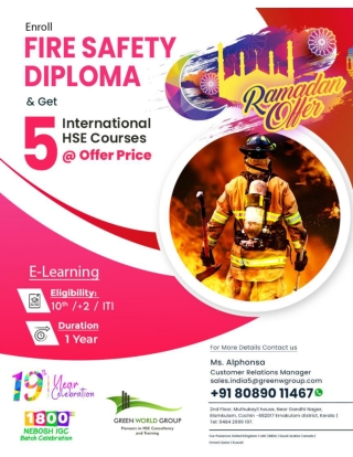 Fire Safety Diploma Course Ramadan Offer in Kochi