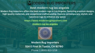 Best modern rug los angeles