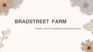 Bradstreet Farm – Premier Rustic Wedding Venue in Rowley MA