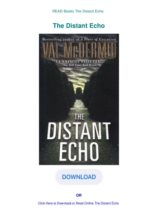 READ Books The Distant Echo