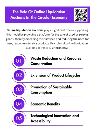 The Role Of Online Liquidation Auctions In The Circular Economy