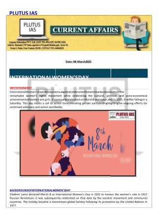 Plutus IAS Current Affairs (ENG) 08_March_ 2025 (1)