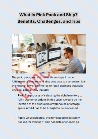 What Is Pick Pack and Ship?  Benefits, Challenges, and Tips