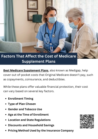 Factors That Affect the Cost of Medicare Supplement Plans