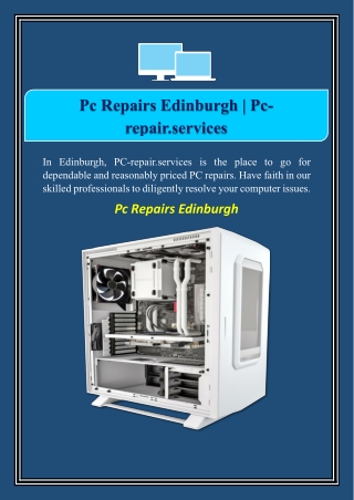 Pc Repairs Edinburgh | Pc-repair.services