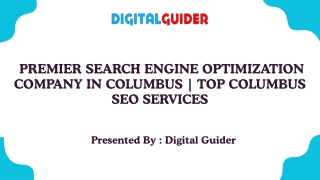 Premier Search Engine Optimization Company in Columbus | Top Columbus SEO Servi