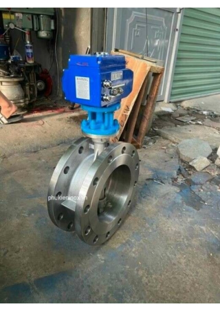 Van bướm điều khiển điện DN200 - phukieninox