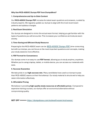 Dumpsboss MCD-ASSOC Dumps PDF: Updated Exam Questions