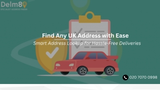 Find Any UK Address with Ease