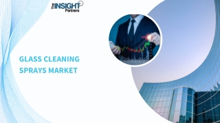 Glass Cleaning Sprays Market Outlook to 2031
