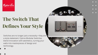Smart & Stylish Modular Switches for Every Space