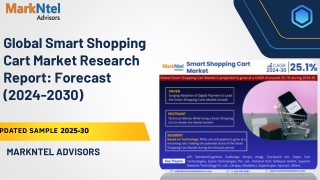 Global Smart Shopping Cart Market Research Report: Forecast (2024-2030)