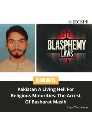 Pakistan A Living Hell For Religious Minorities The Arrest Of Basharat Masih (1)