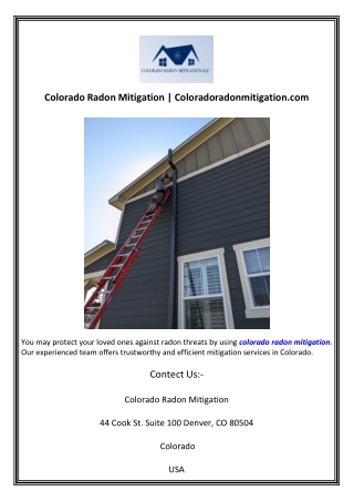 Colorado Radon Mitigation  Coloradoradonmitigation.com