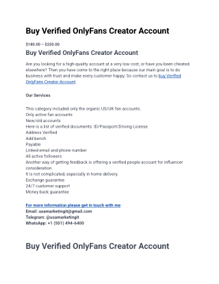 54.43 best to buy verified onlyfans Account  { 2025 }