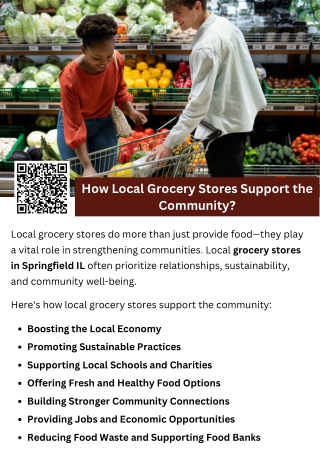 How Local Grocery Stores Support the Community?
