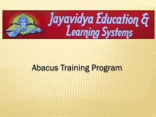Abacus-Training