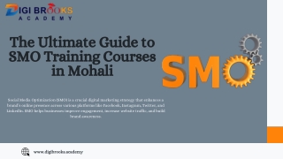 SMO Course in Mohali - Master Social Media Marketing Skills