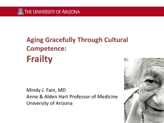 Aging Gracefully Through Cultural Competence: Frailty