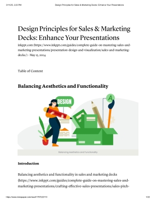 Design Principles for Sales & Marketing Decks_ Enhance Your Presentations