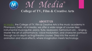 Radio Jockey Course In Delhi