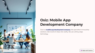 Osiz Mobile App Development Company