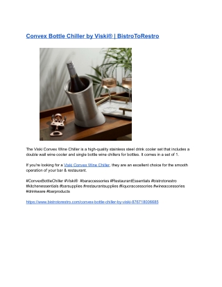 Convex Bottle Chiller by Viski® _ BistroToRestro (1)