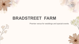Bradstreet Farm – Premier Barn Wedding Venue in MA for Rustic & Elegant Celebrations
