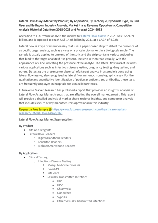Lateral Flow Assays Market