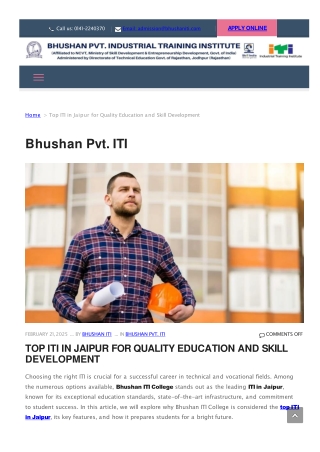 Top ITI in Jaipur