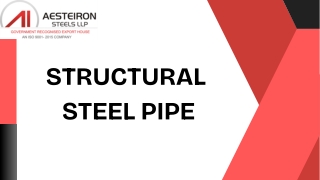 Structural Steel Pipe