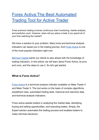 Forex Activa