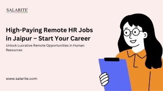 HR Manager Jobs in Jaipur Find Your Dream Job Here