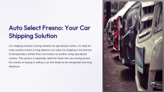 Auto Select Fresno