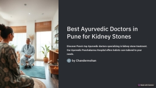 Best Ayurvedic Doctors in Pune for Kidney Stones