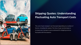 Shipping Quotes