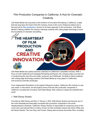 Film Production Companies in California_ A Hub for Cinematic Creativity (1)