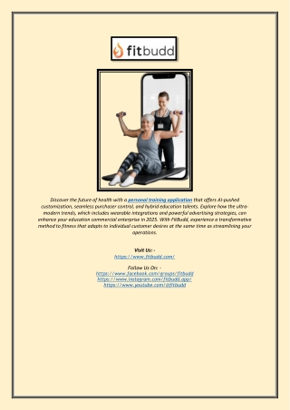 Top Personal Training Application for 2025: AI, Hybrid Training & More