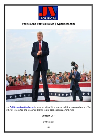 Politics And Political News  Jvpoliticalcom