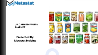 UK Canned Fruits Market Size & Share, Analysis 2031