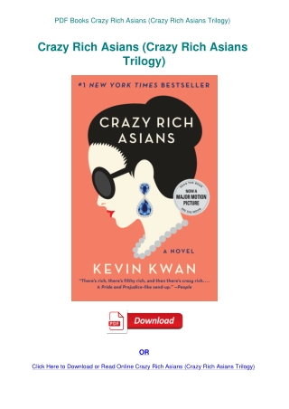 PDF Books Crazy Rich Asians (Crazy Rich Asians Trilogy) 
