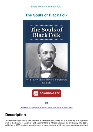 Books The Souls of Black Folk