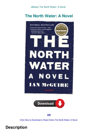 eBooks The North Water A Novel