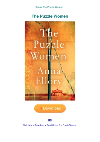 Books The Puzzle Women